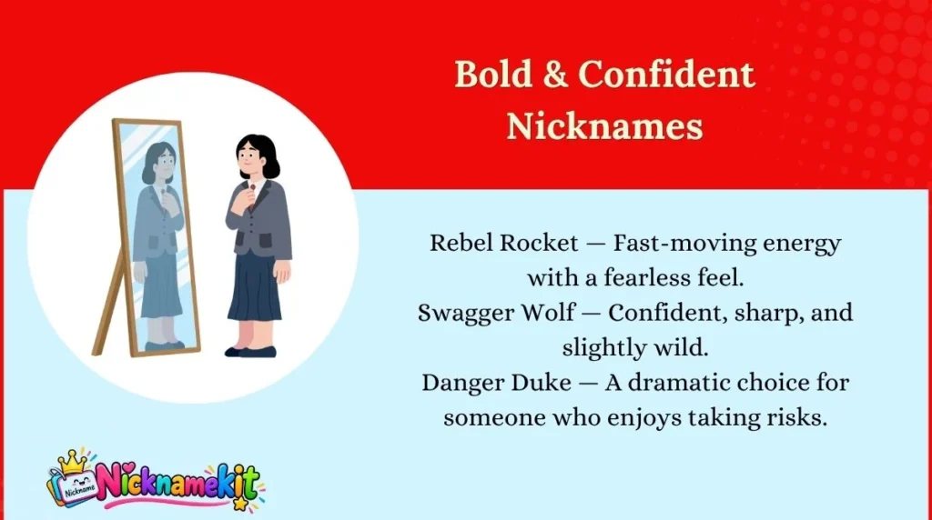 Bold & Confident Nicknames