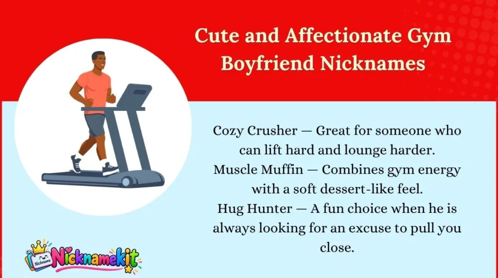 Cute and Affectionate Gym Boyfriend Nicknames