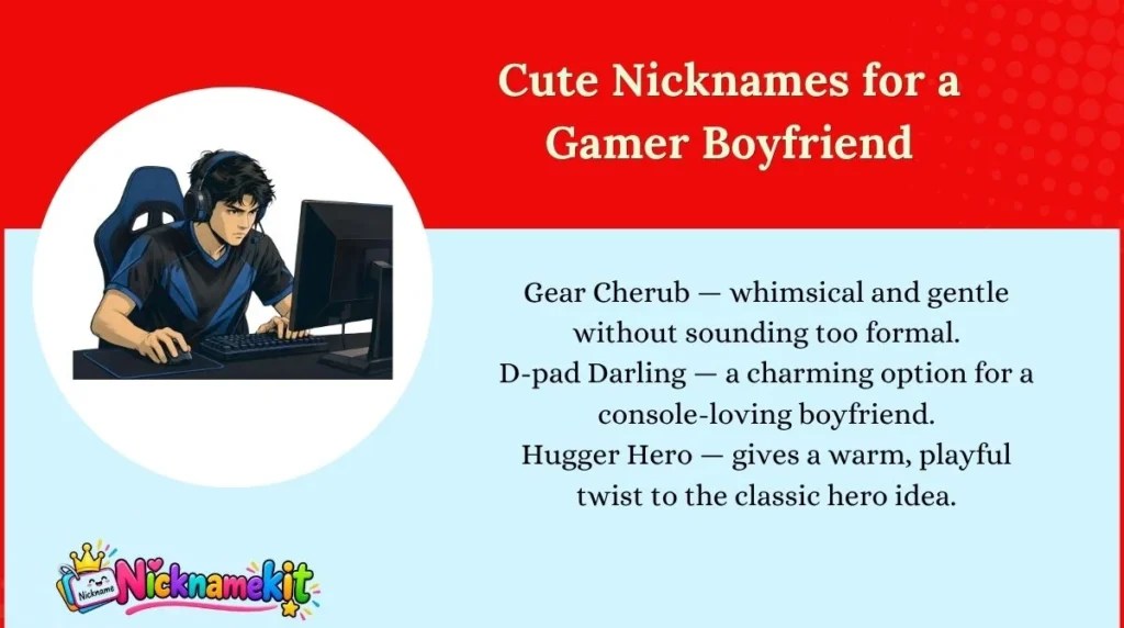 Cute Nicknames for a Gamer Boyfriend