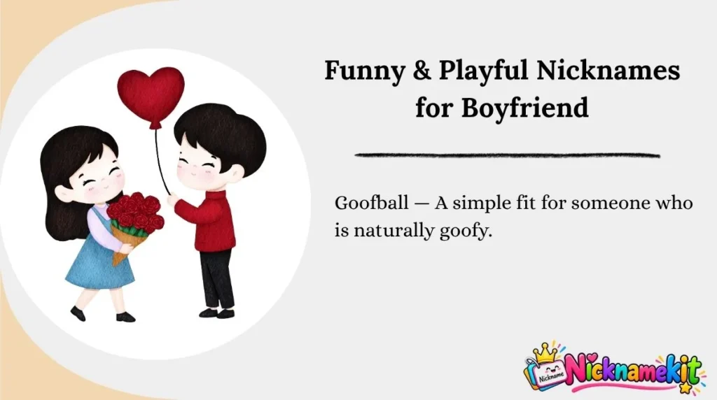 Funny & Playful Nicknames for Boyfriend
