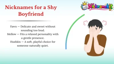 Nicknames for a Shy Boyfriend