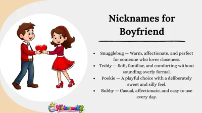 Nicknames for Boyfriend