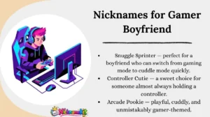 Nicknames for Gamer Boyfriend
