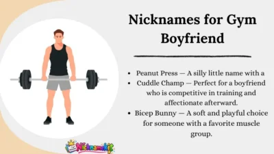 Nicknames for Gym Boyfriend