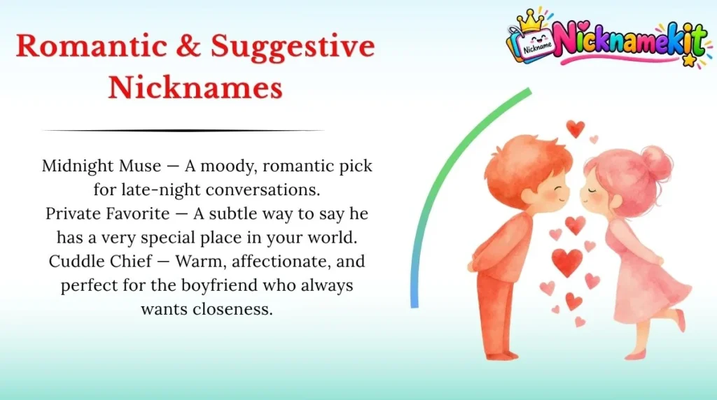 Romantic & Suggestive Nicknames