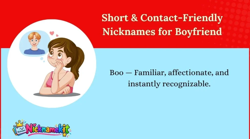 Short & Contact-Friendly Nicknames for Boyfriend
